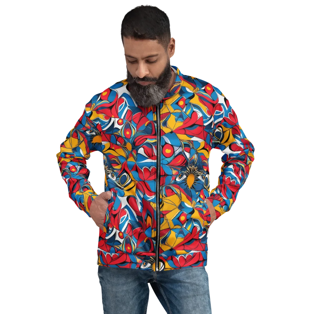 Carnival Petal on Bomber Jacket — Front