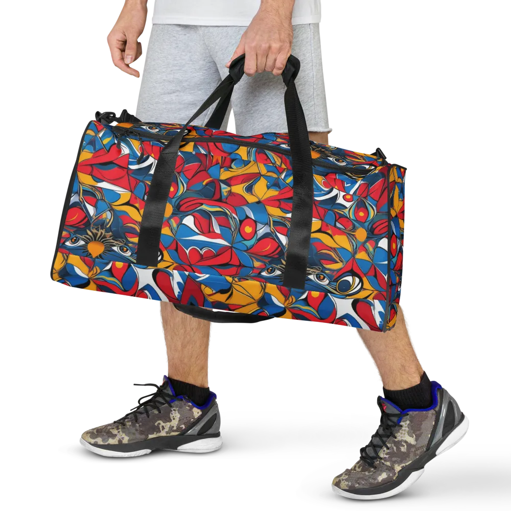 Carnival Petal on Duffle Bag — Front