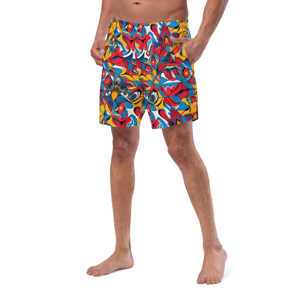 Carnival Petal on Swim Trunks — Left Front