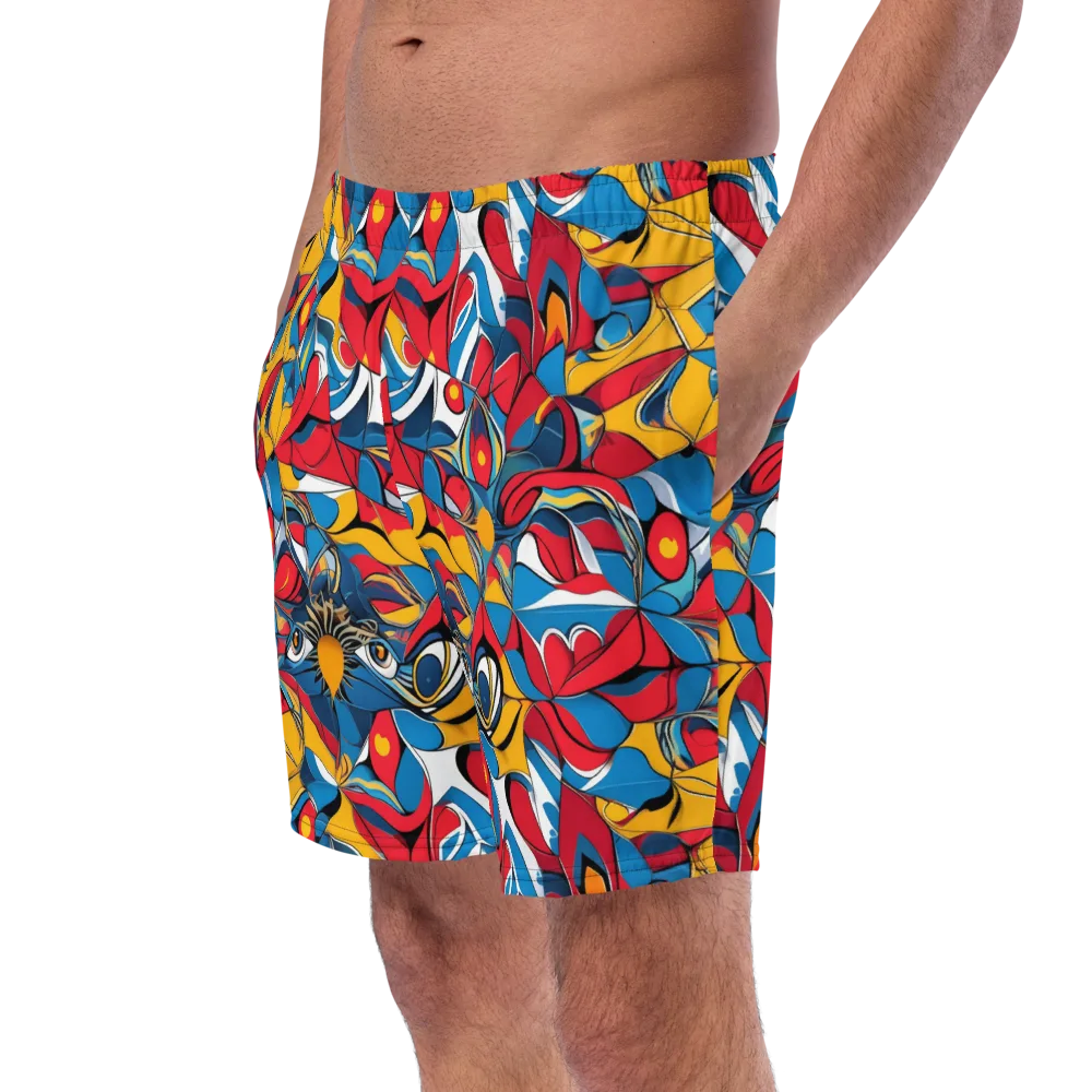 Carnival Petal on Swim Trunks — Left Front