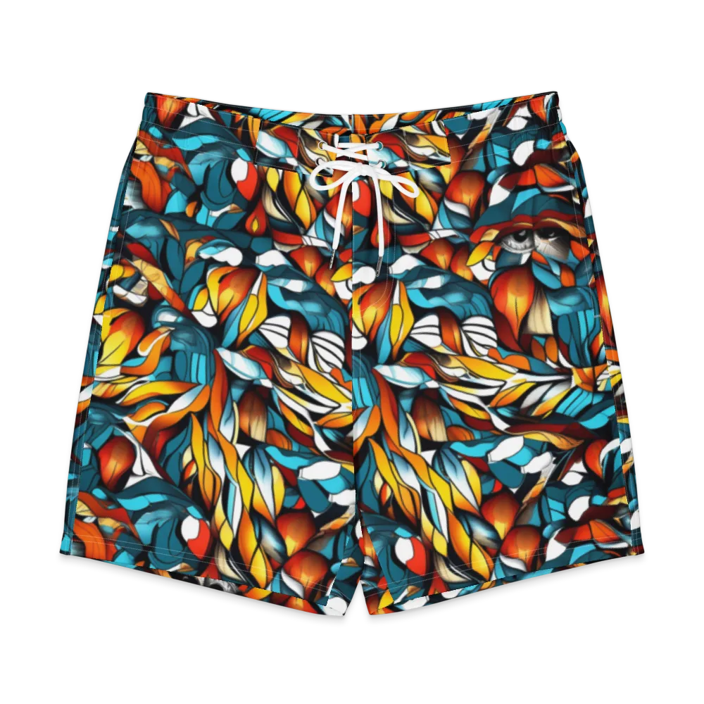 Ember Petal on Men's Board Shorts — Front