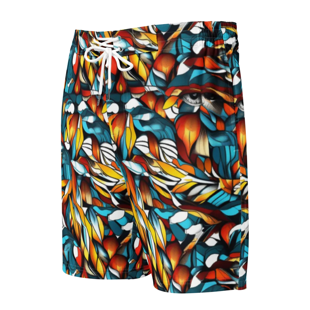 Ember Petal on Men's Board Shorts — Front