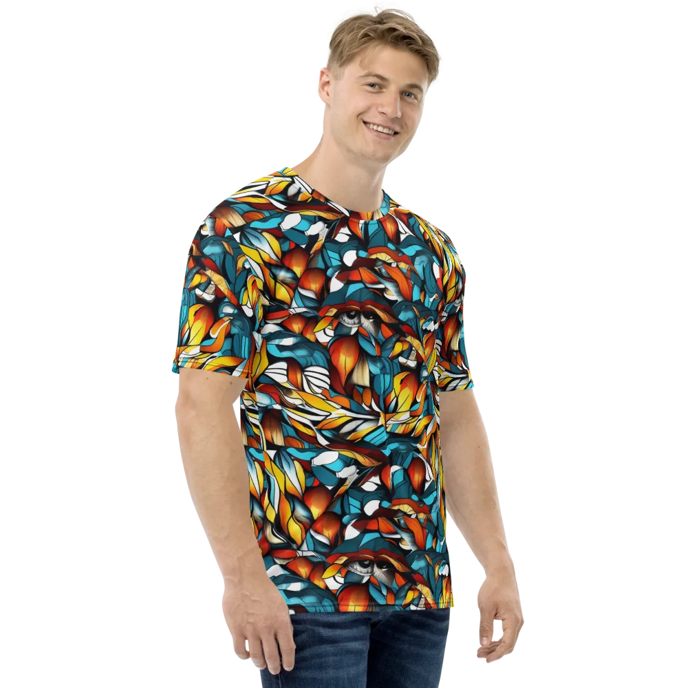 Ember Petal on Men's Crew Neck T-Shirt — Right