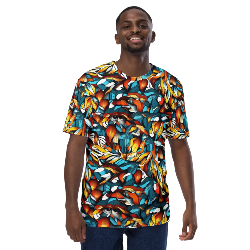 Ember Petal on Men's Crew Neck T-Shirt — Front