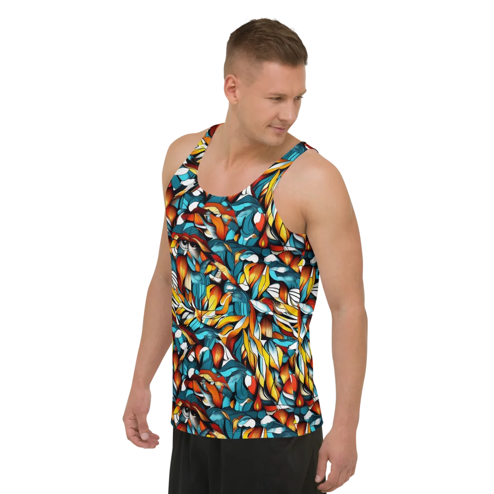 Ember Petal on Men's Tank Top — Left Front