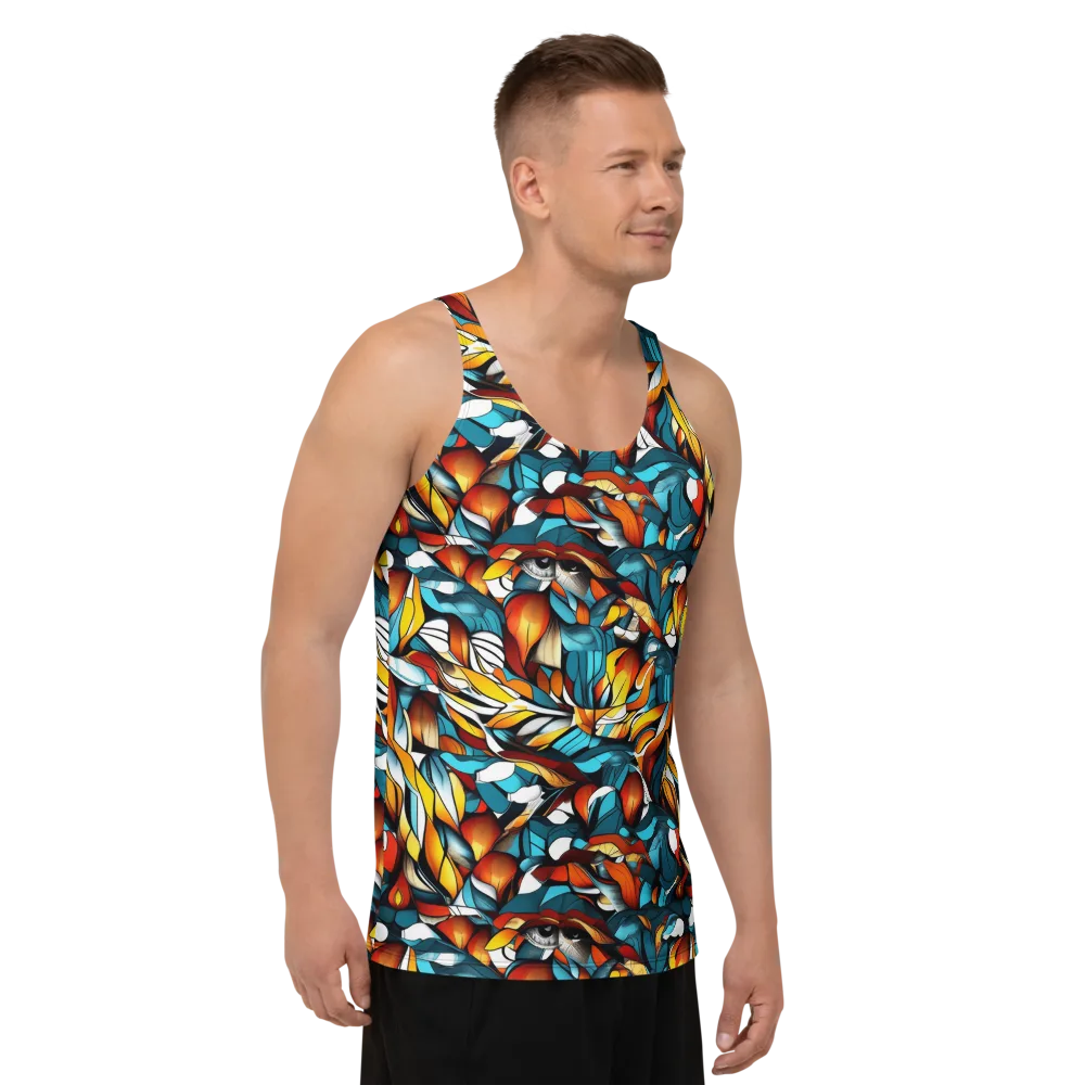 Ember Petal on Men's Tank Top — Right Front