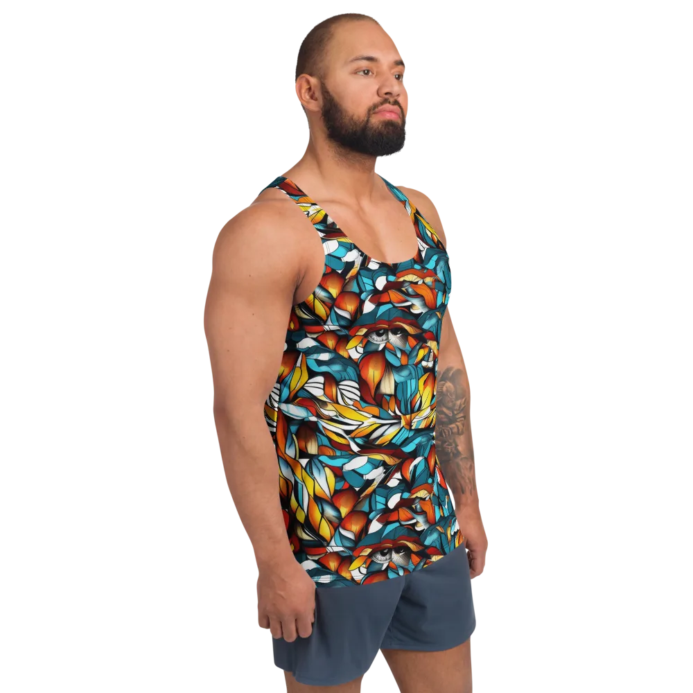 Ember Petal on Men's Tank Top — Right Front