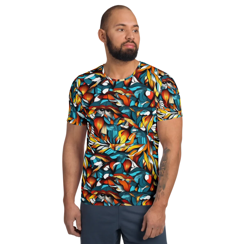 Ember Petal on Men's Athletic T-Shirt — Front