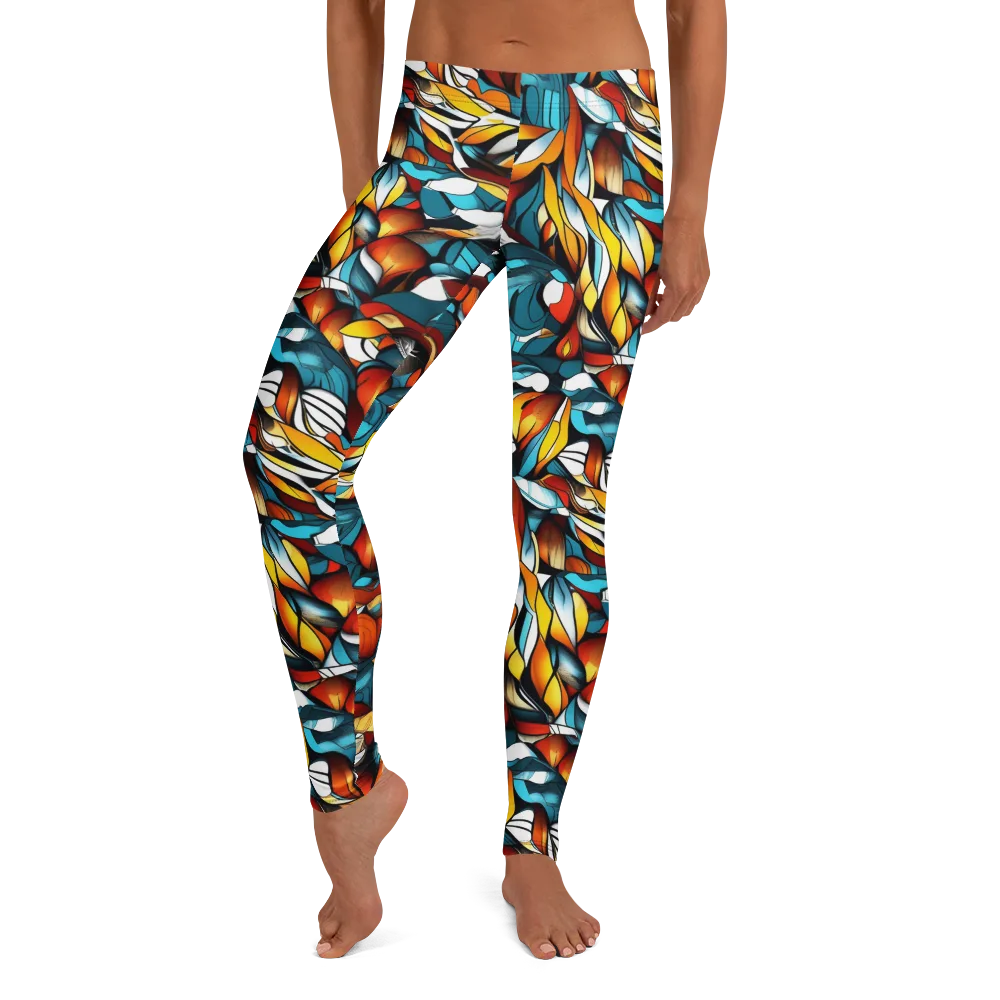 Ember Petal on Leggings — Front