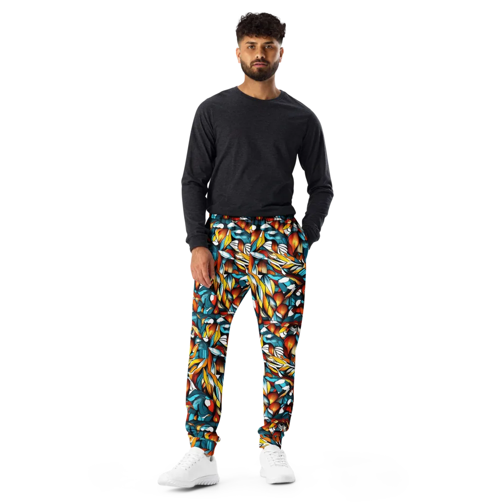 Ember Petal on Men's Joggers — Front