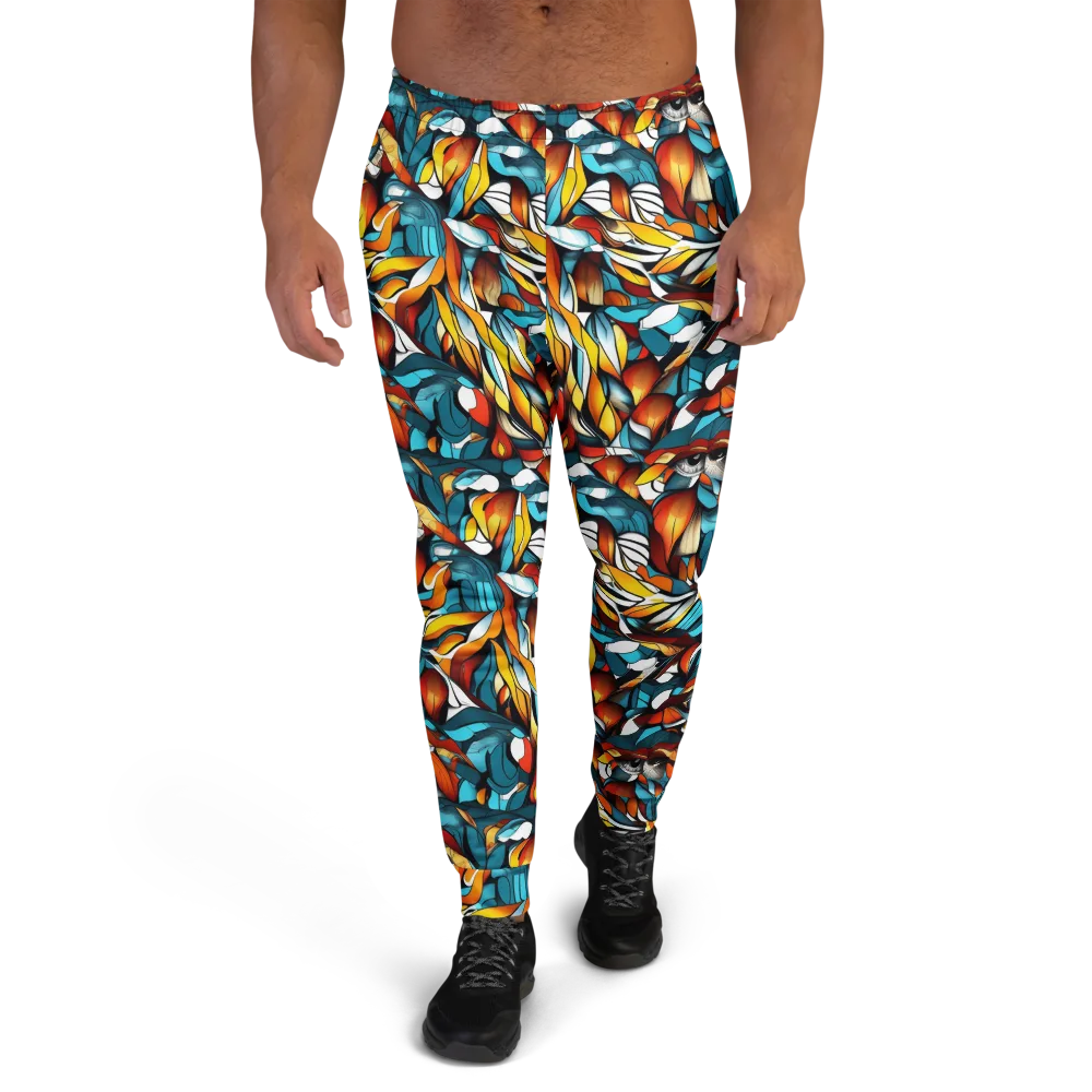 Ember Petal on Men's Joggers — Front