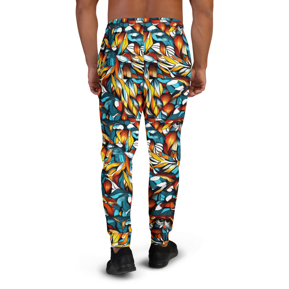 Ember Petal on Men's Joggers — Back