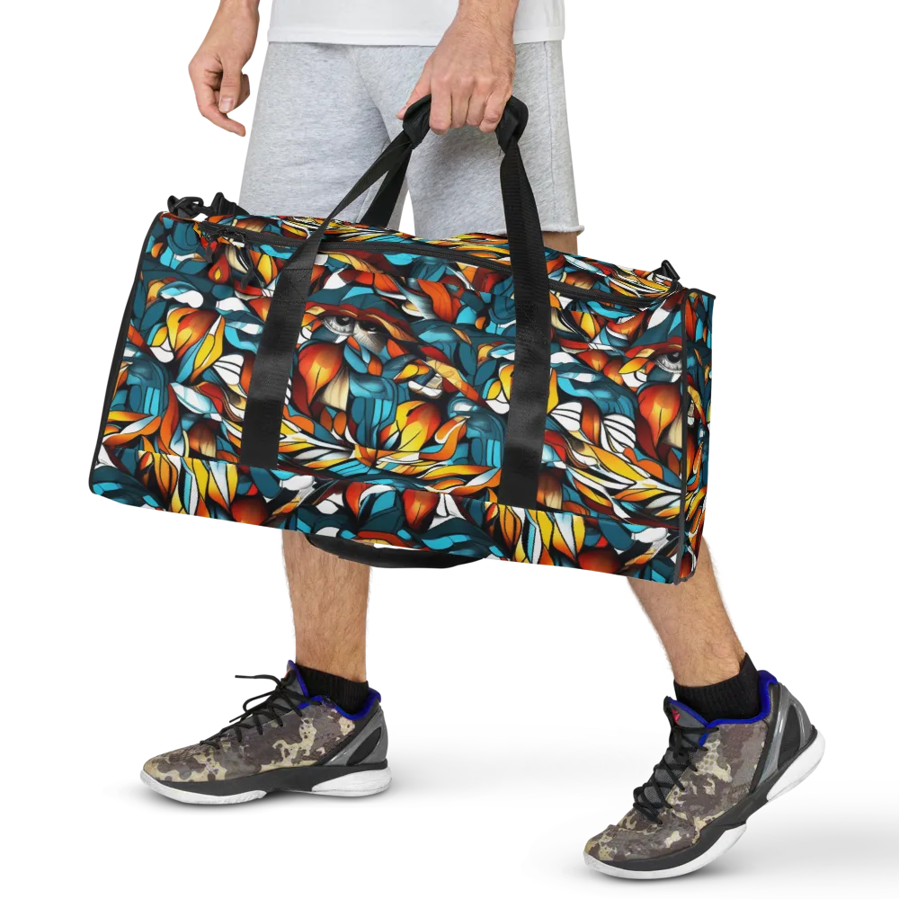 Ember Petal on Duffle Bag — Front