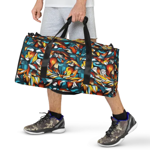 Ember Petal on a Duffle Bag