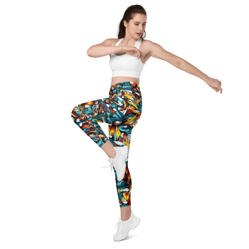 Ember Petal on a Leggings with Pockets
