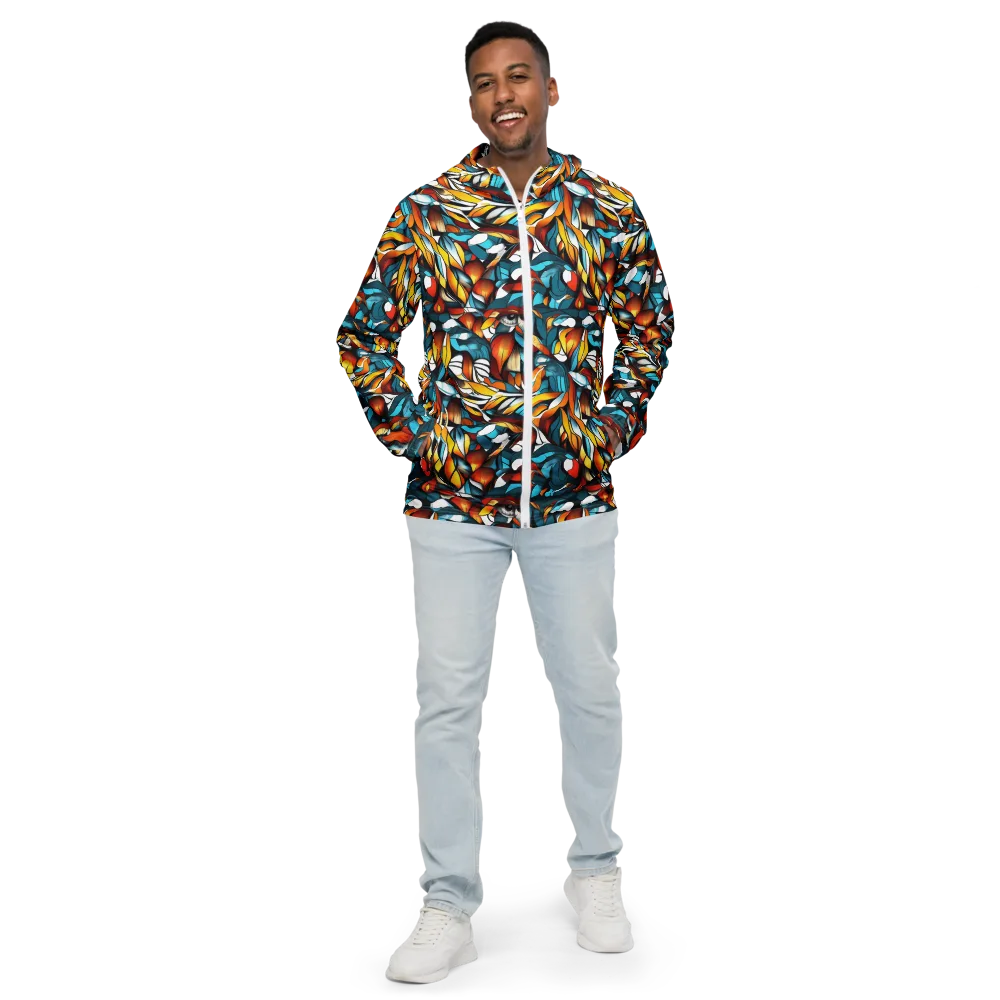 Ember Petal on Men's Windbreaker — Front