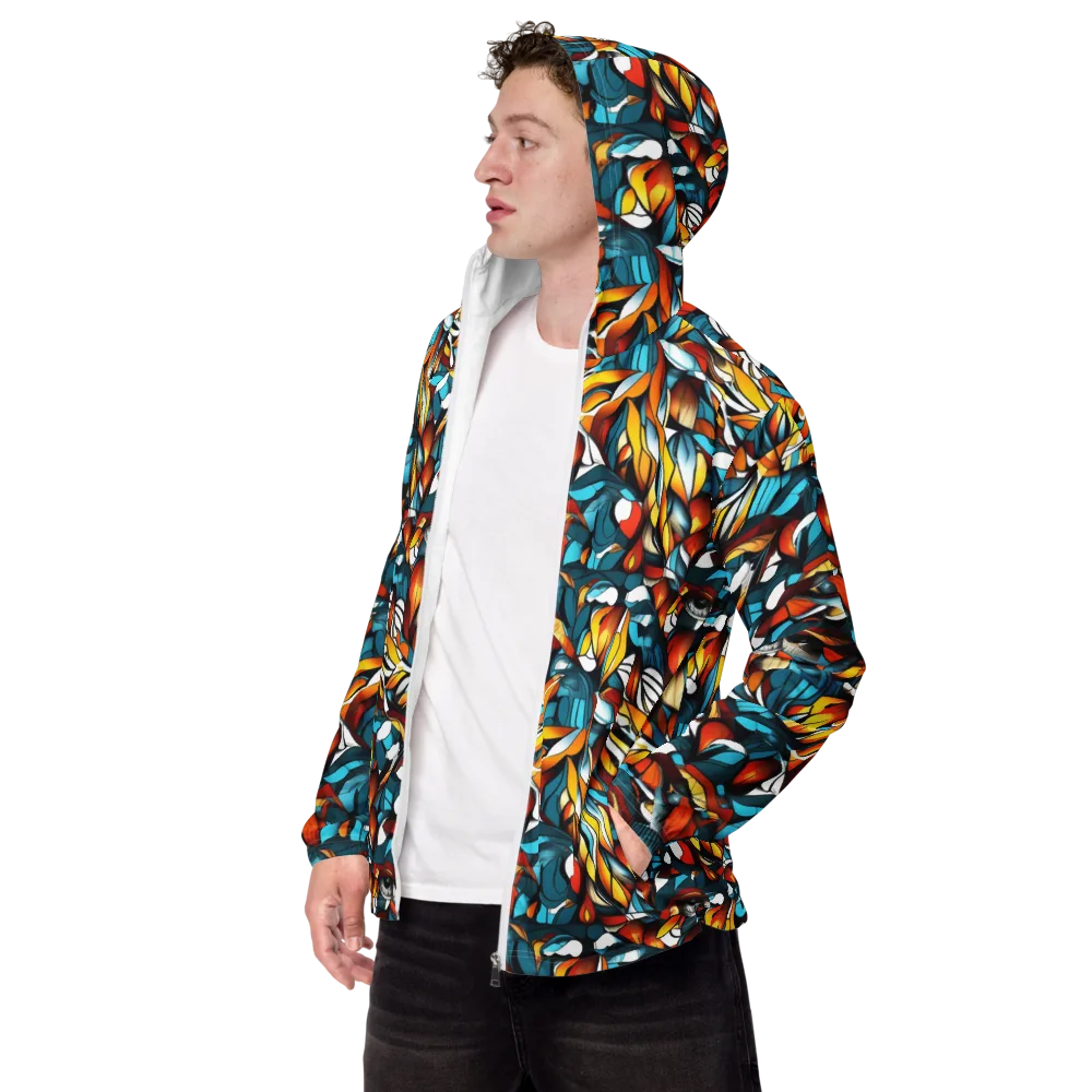 Ember Petal on Men's Windbreaker — Left Front