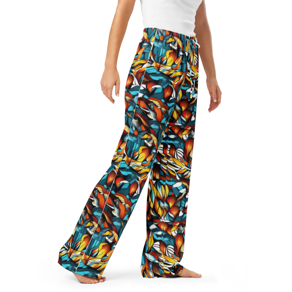 Ember Petal on Women's Pajama Pants — Right Front