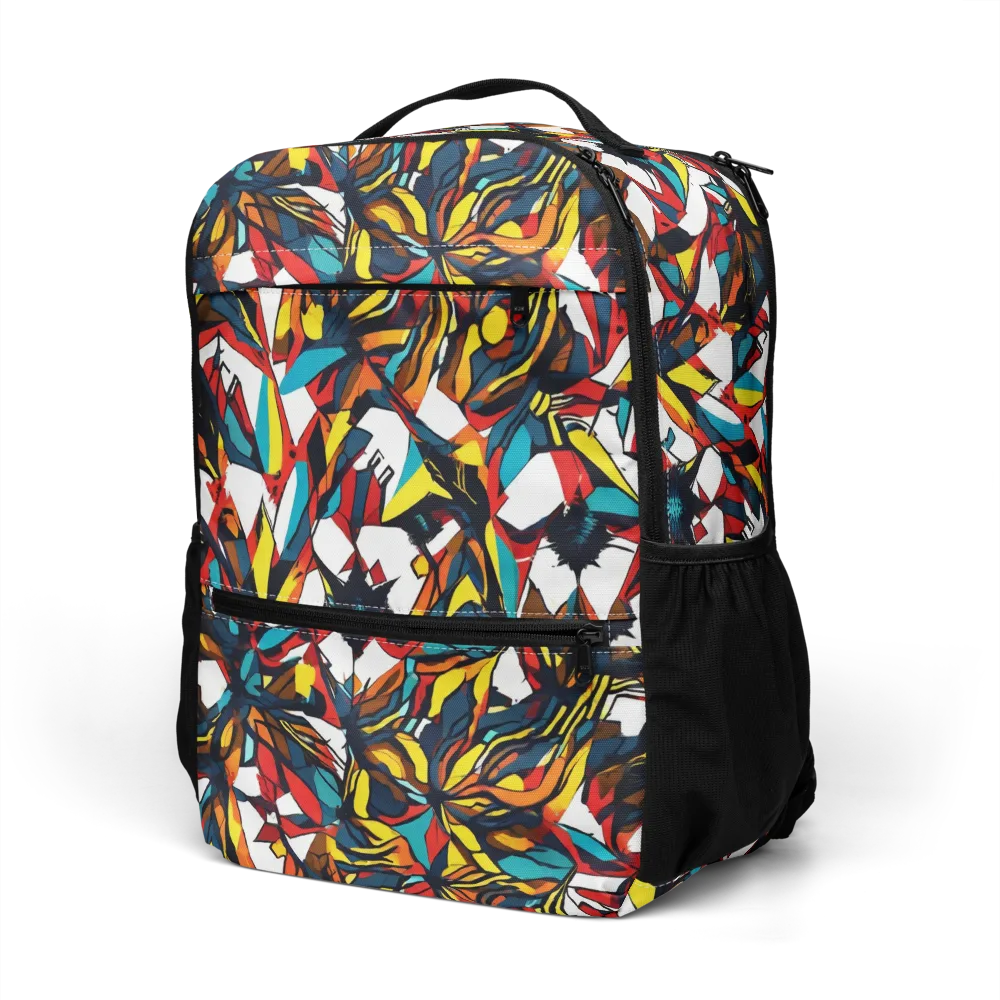 Inferno Botanica on Utility Backpack — Left Front