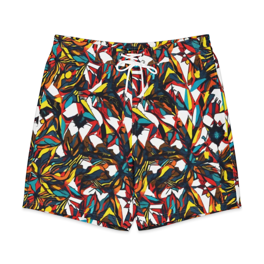 Inferno Botanica on Men's Board Shorts — Front