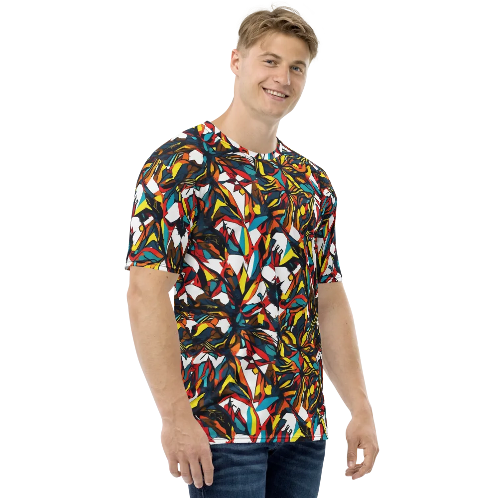 Inferno Botanica on Men's Crew Neck T-Shirt — Right