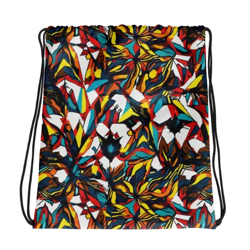 Inferno Botanica on a Drawstring Bag
