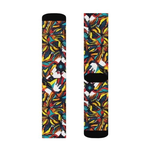 Inferno Botanica on a Socks