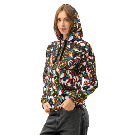Inferno Botanica on a Cotton Hoodie