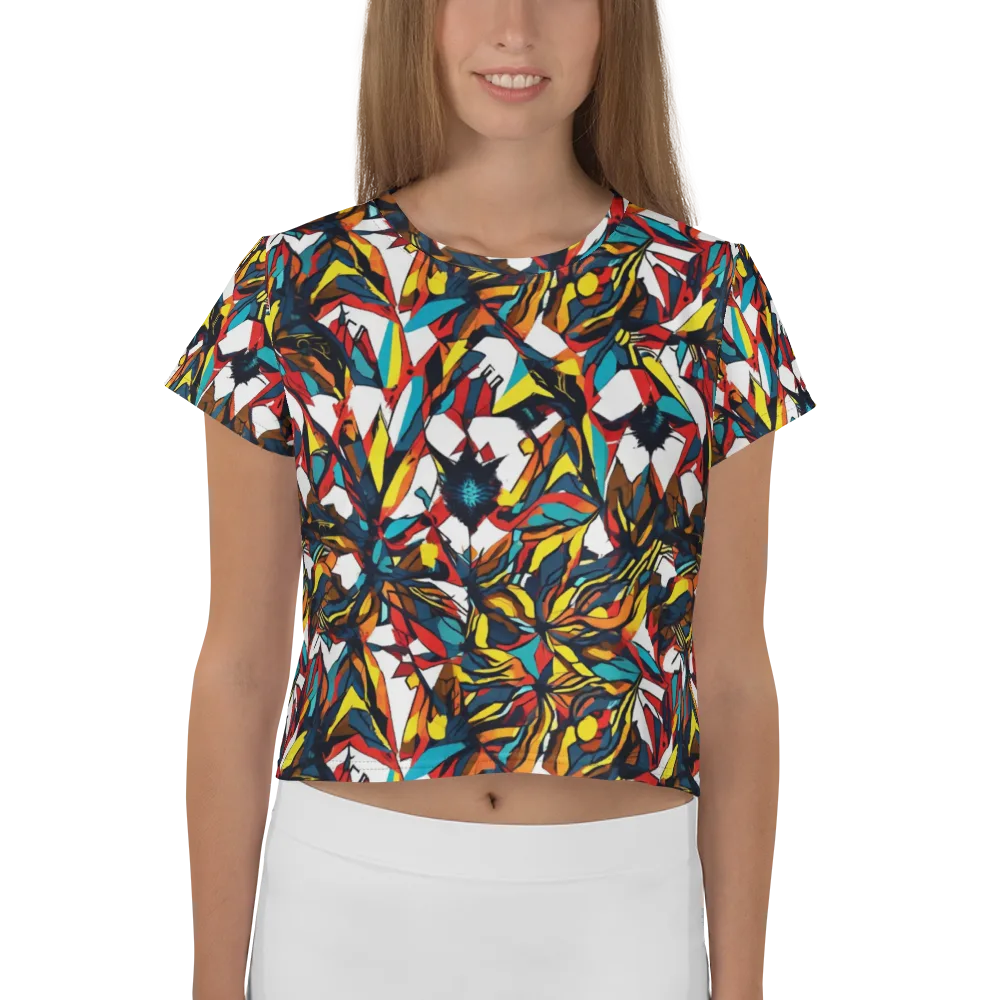 Inferno Botanica on Crop Tee — Front