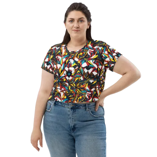 Inferno Botanica on a Crop Tee