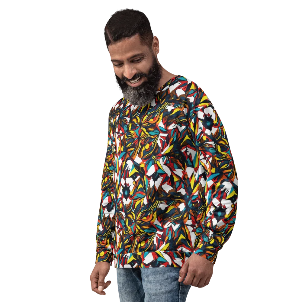 Inferno Botanica on Sweatshirt — Left Front