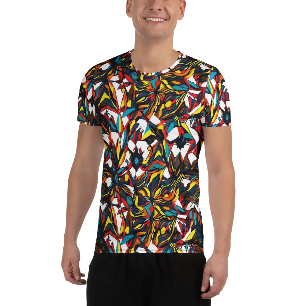 Inferno Botanica on Men's Athletic T-Shirt — Front