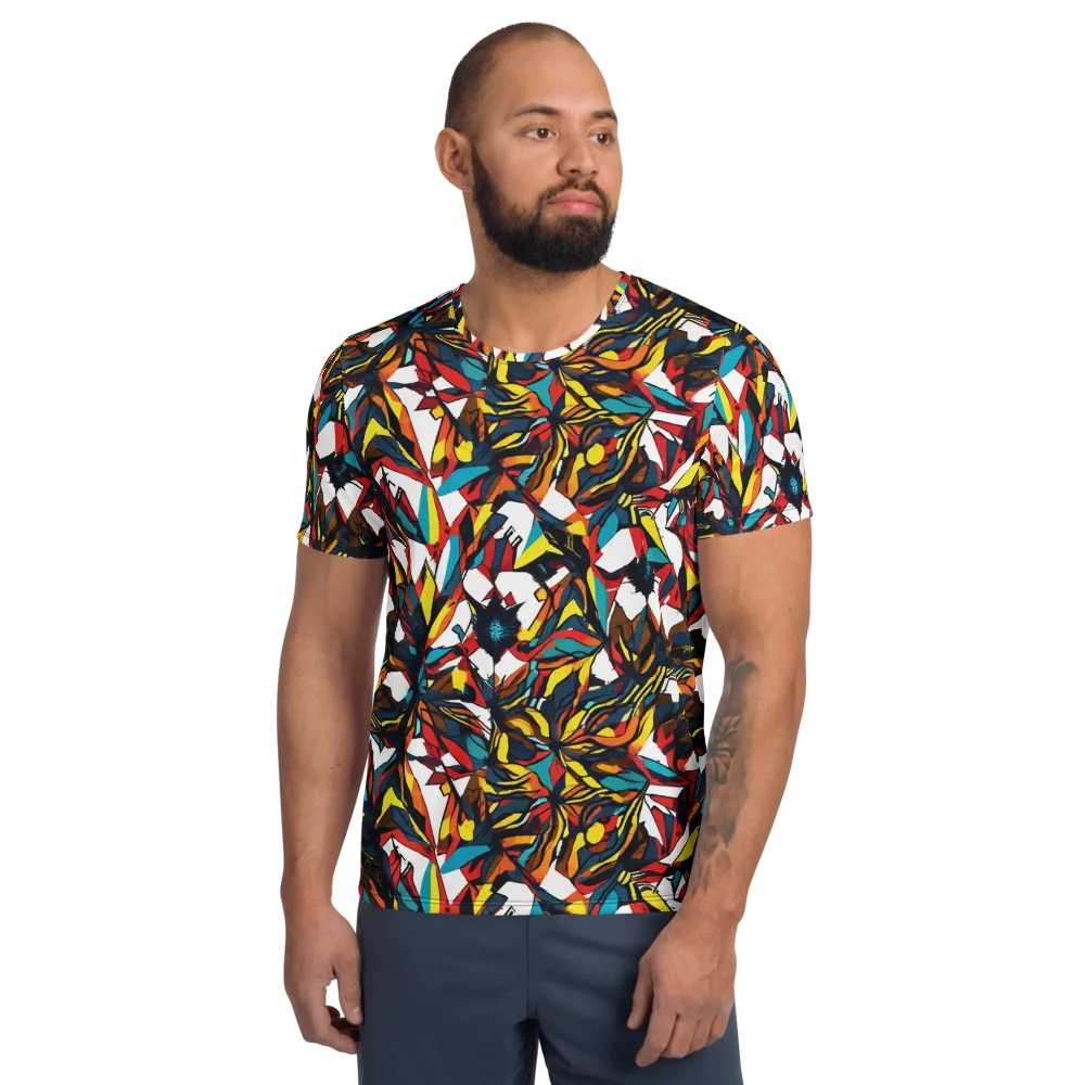 Inferno Botanica on Men's Athletic T-Shirt — Front