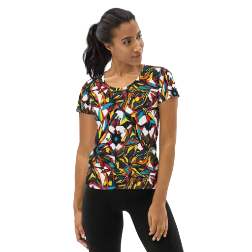 Inferno Botanica on a Women's Athletic T-Shirt