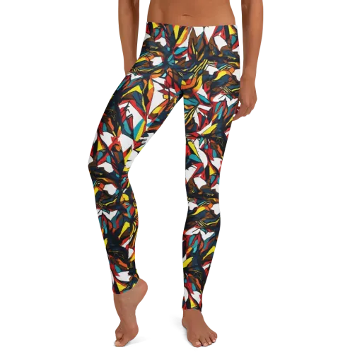 Inferno Botanica on a Leggings
