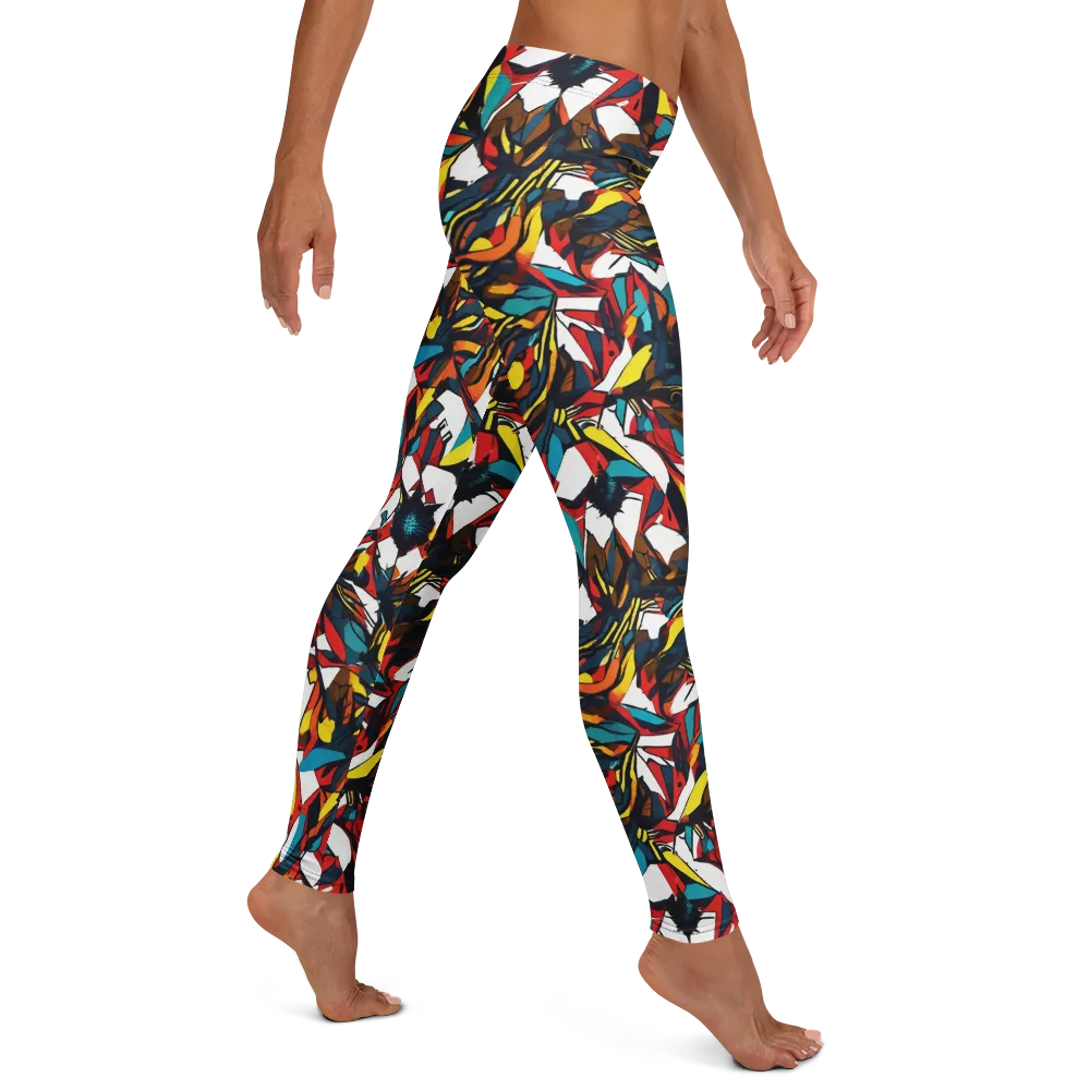 Inferno Botanica on Leggings — Right