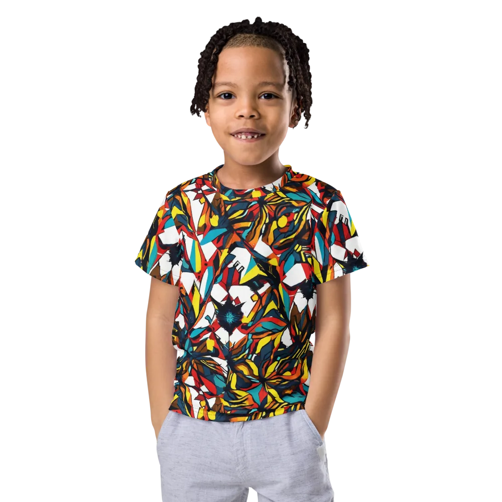 Inferno Botanica on Kids Crew Neck T-Shirt — Front