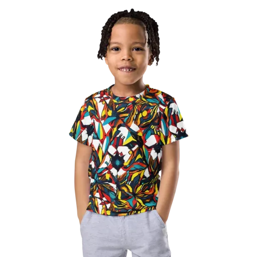 Inferno Botanica on a Kids Crew Neck T-Shirt