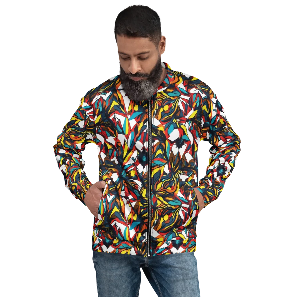 Inferno Botanica on Bomber Jacket — Front