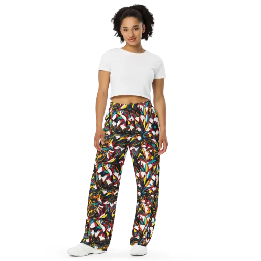 Inferno Botanica on a Wide-Leg Pants