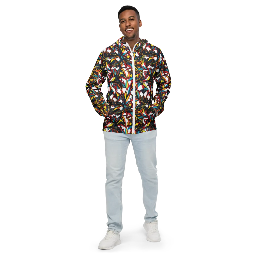 Inferno Botanica on Men's Windbreaker — Front