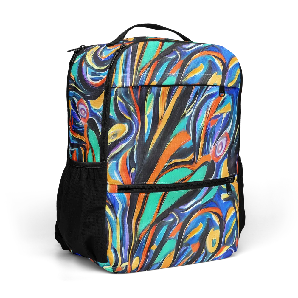 Carr's Whirl on Utility Backpack — Right Front