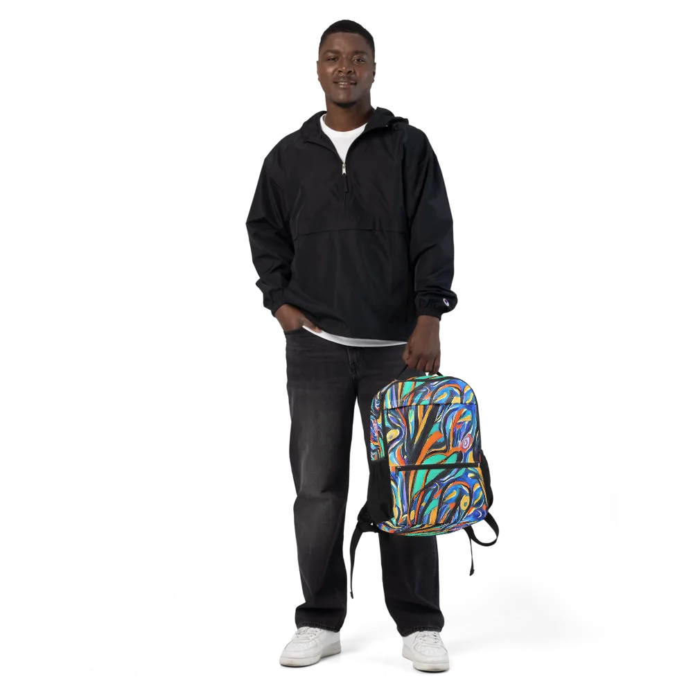 Carr's Whirl on Utility Backpack — Front
