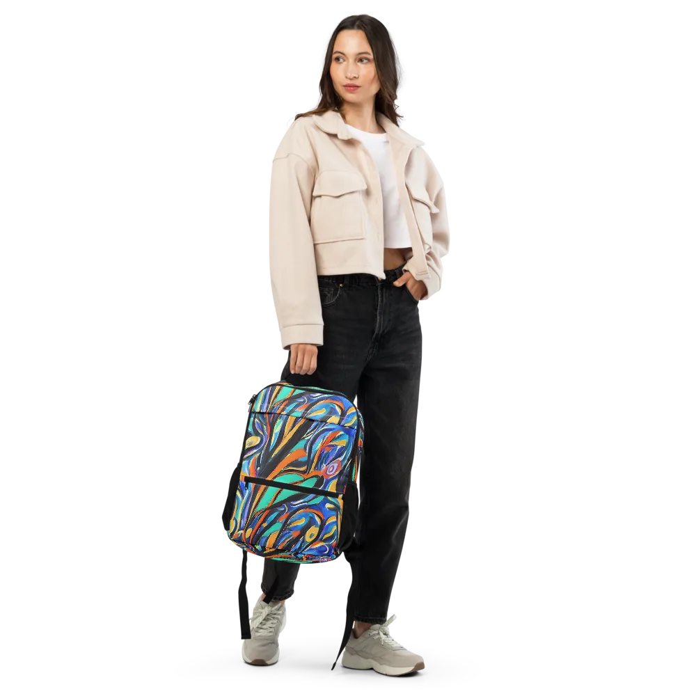 Carr's Whirl on Utility Backpack — Front