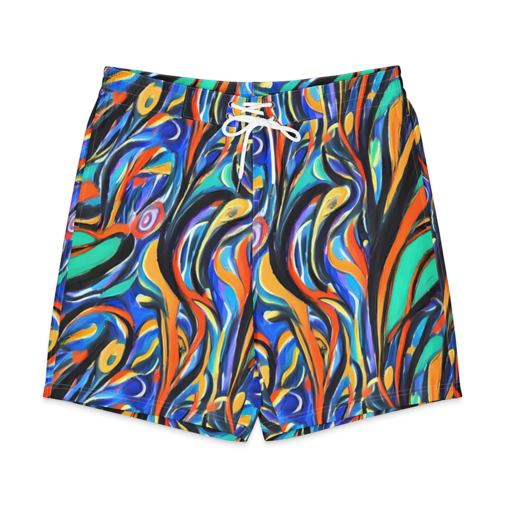 Carr's Whirl on Men's Board Shorts — Front