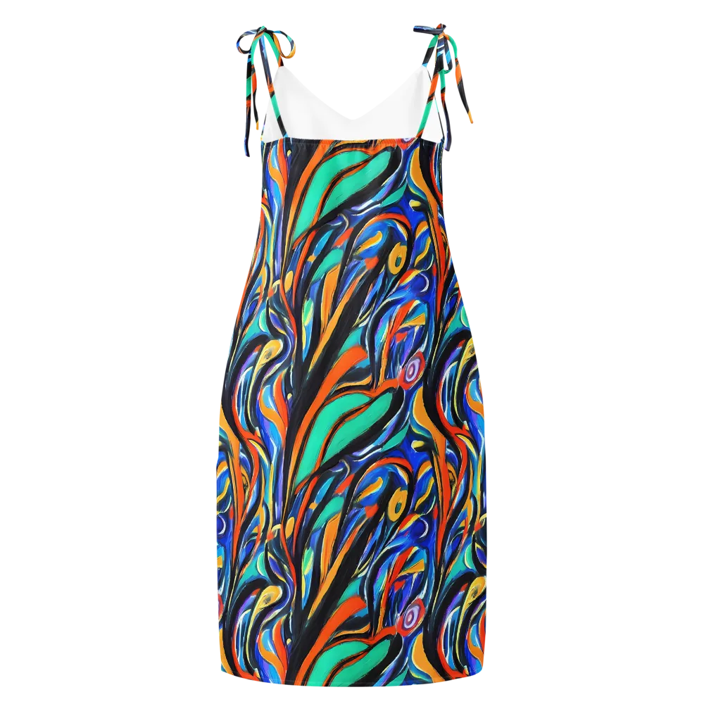 Carr's Whirl on Slip Dress — Back