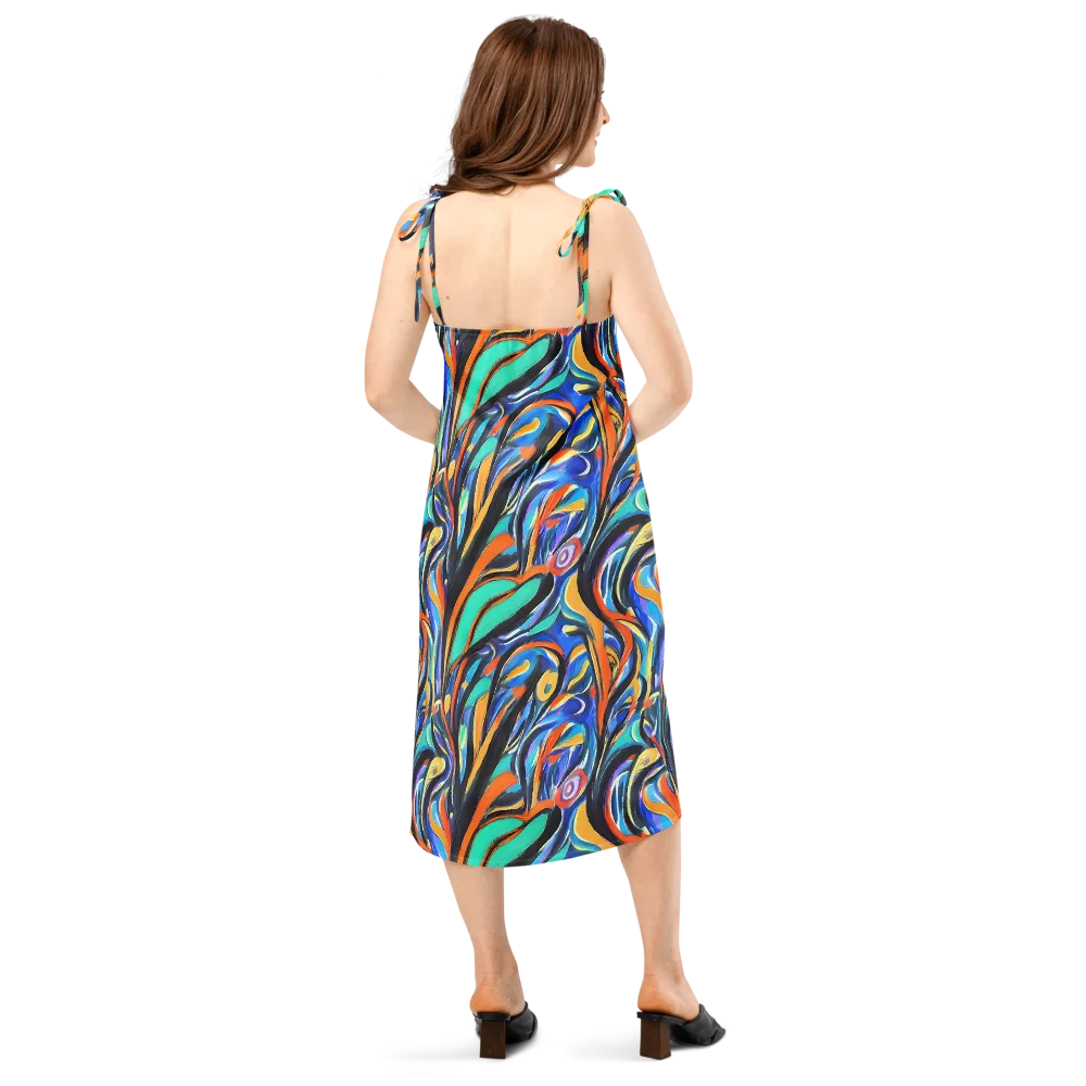 Carr's Whirl on Slip Dress — Back
