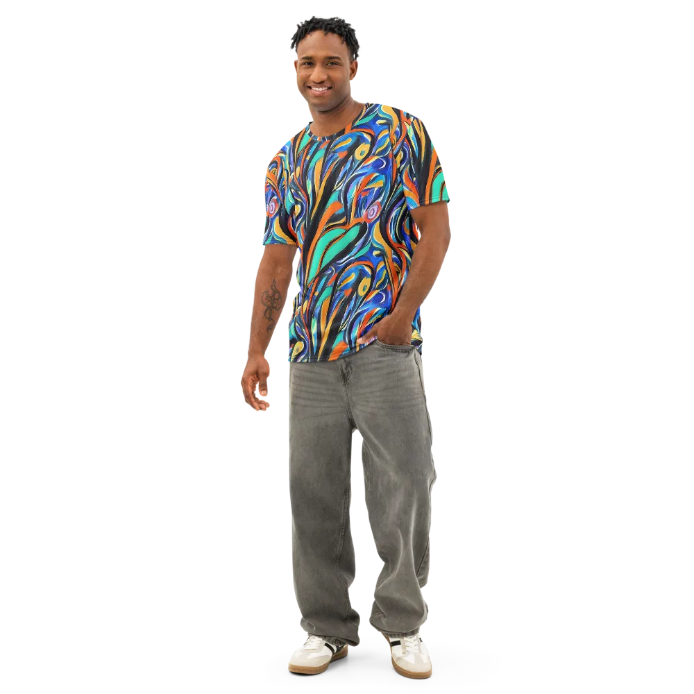Carr's Whirl on Men's Cotton Crew Neck T-Shirt — Front