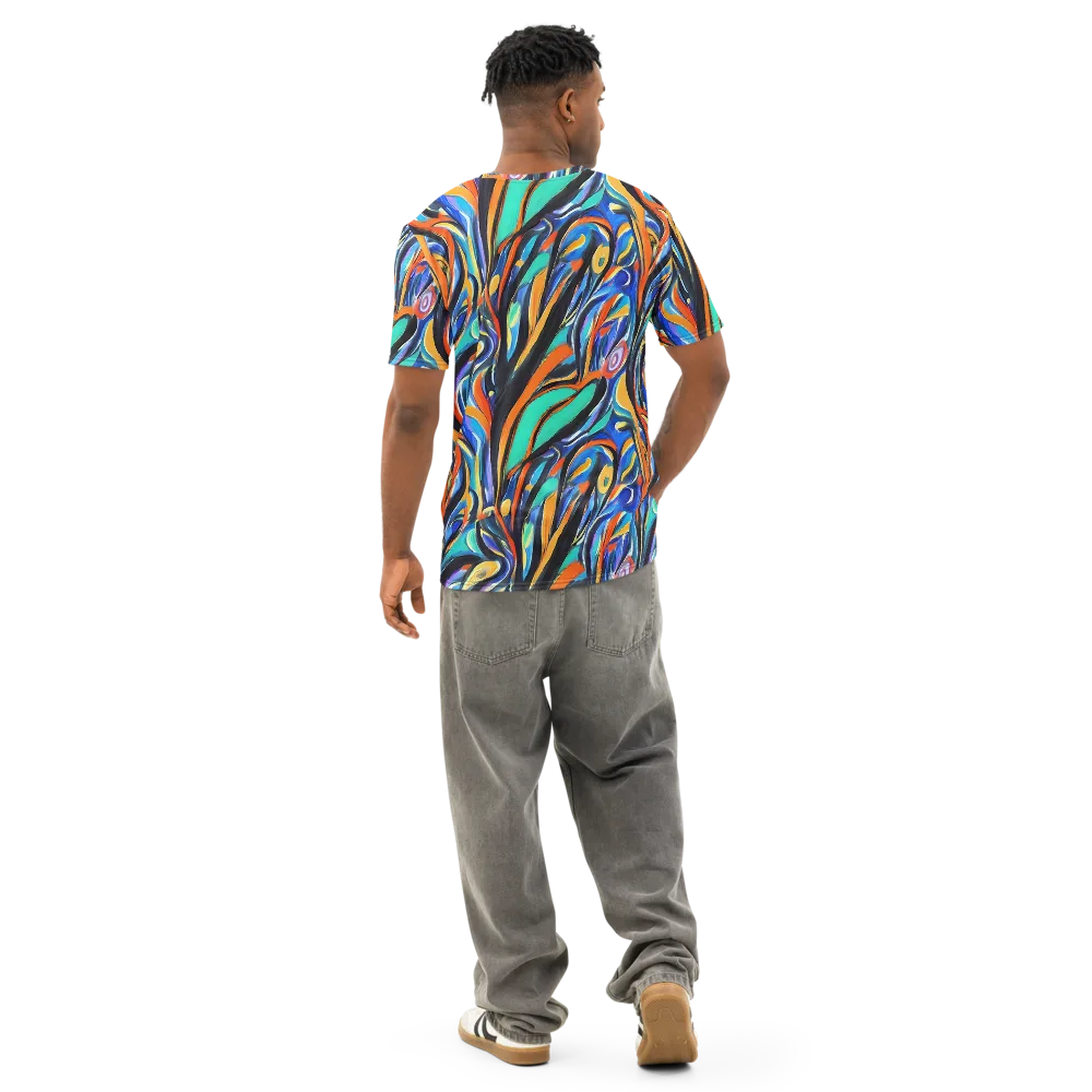 Carr's Whirl on Men's Cotton Crew Neck T-Shirt — Back
