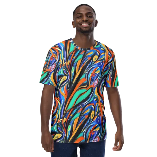 Carr's Whirl on a Men's Crew Neck T-Shirt